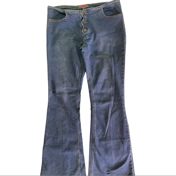Retro Vintage Bell Bottom Jeans size 11/12 - Picture 2 of 7